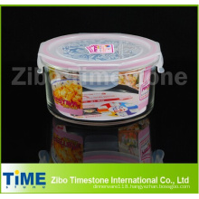 Microwave Round Shape Glass Food Storage Container